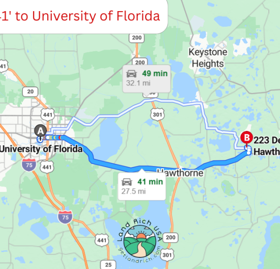 Lot for sale in HAWTHORNE, FL 32640 