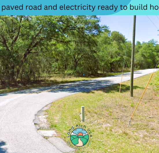 Only 25 minutes from the beach, ready to build lot in Marion County, FL