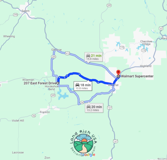 Ready to build lot in Horseshoe Bend, Arkansas