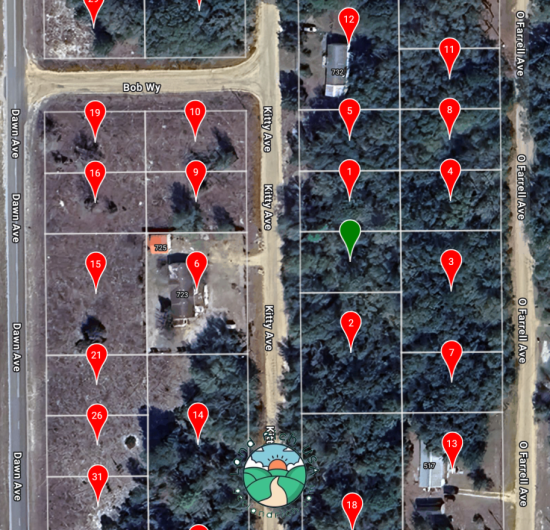 Putnam county lot, ready to build
