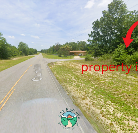 Corner lot, ready to build house, Chipley, FL 32428
