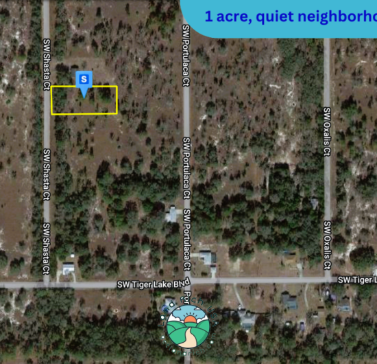 Lot ready to build in Marion county, FL